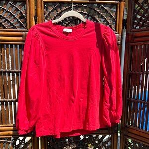 A.L.C. Red Long Sleeve Tee